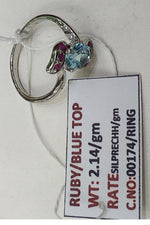 Load image into Gallery viewer, 2.14/GM RUBY / BLUE TOPAZ (2750)