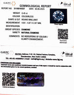 Load image into Gallery viewer, 0.45/Cents Natural Diamond with Govt. Lab Certificate (120000)