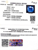 Load image into Gallery viewer, 6.66/CT Natural Blue Sapphire with Govt Lab Certificate (8991)