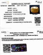 Load image into Gallery viewer, 6.58/CT Natural Ceylonese Pukhraj with Govt Lab Certificate (4551)