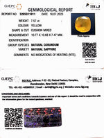 Load image into Gallery viewer, 7.57/CT Natural Ceylonese Pukhraj with Govt Lab Certificate (6771)