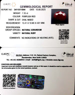 Load image into Gallery viewer, 7.35/CT Natural Neo Burma Ruby with Govt. Lab Certificate (4551)