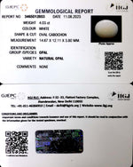 Load image into Gallery viewer, 4.03/CT Natural Opal with Govt. Lab Certificate (832)