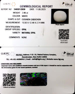 Load image into Gallery viewer, 3.29/CT Natural Fire Opal with Govt. Lab Certificate-3441