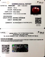 Load image into Gallery viewer, 7.63/CT Natural Neo Burma Ruby with Govt. Lab Certificate (3441)
