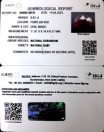 Load image into Gallery viewer, 6.62/CT Natural Neo Burma Ruby with Govt. Lab Certificate (4551)