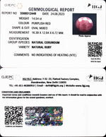 Load image into Gallery viewer, 14.54/CT Natural Indian Ruby with Govt. Lab Certificate (1221)