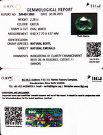 Load image into Gallery viewer, 2.26/CT Natural Panna Stone with Govt. Lab Certificate (23310)