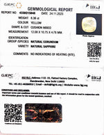 Load image into Gallery viewer, 6.36/CT Natural Ceylonese Pukhraj with Govt Lab Certificate (6771)
