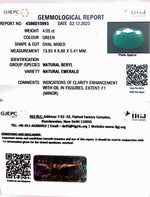 Load image into Gallery viewer, 4.50/CT Natural Panna Stone with Govt. Lab Certificate  (4551)
