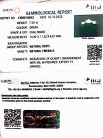 Load image into Gallery viewer, 7.50/CT Natural Panna Stone with Govt. Lab Certificate  (8991)