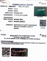 Load image into Gallery viewer, 4.74/CT Natural Panna Stone with Govt. Lab Certificate  (16650)