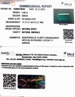Load image into Gallery viewer, 4.88/CT Natural Panna Stone with Govt. Lab Certificate  (34410)