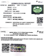 Load image into Gallery viewer, 3.17/CT Natural Panna Stone with Govt. Lab Certificate  (3441)