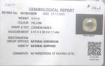 Load image into Gallery viewer, 4.54/CT Natural Ceylonese Pukhraj with Govt Lab Certificate (YELSA9T)