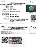 Load image into Gallery viewer, 1.51/CT Natural Panna Stone with Govt. Lab Certificate  (6771)
