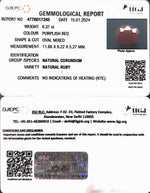 Load image into Gallery viewer, 6.37/CT Natural new Burma Ruby with Govt. Lab Certificate (3441)