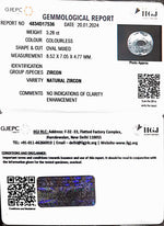 Load image into Gallery viewer, 3.26/CT Natural Zircon with Govt. Lab certificate (4551)