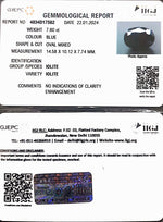 Load image into Gallery viewer, 7.60/CT Natural Iolite with Govt Lab Certificate (1221)