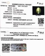 Load image into Gallery viewer, 3.12/CT Natural Chrysoberyl Cat's Eye with Govt. Lab Certificate (6771)