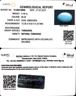 Load image into Gallery viewer, 5.49/CT Natural Govt. Lab Certified Turquoise (832)