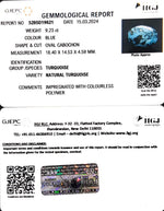 Load image into Gallery viewer, 9.23/CT Natural Govt. Lab Certified Turquoise-1221