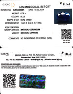 Load image into Gallery viewer, 6.56/CT Natural Blue Sapphire with Govt Lab Certificate-4551
