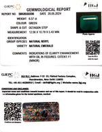 Load image into Gallery viewer, 6.57/CT Natural Panna Stone with Govt. Lab Certificate-3441