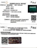 Load image into Gallery viewer, 4.94/CT Natural Panna Stone with Govt. Lab Certificate-2331