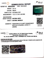 Load image into Gallery viewer, 3.81/CT Natural Panna Stone with Govt. Lab Certificate-8991