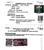 Load image into Gallery viewer, 10.18/CT Natural Panna Stone with Govt. Lab Certificate-1221