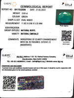 Load image into Gallery viewer, 3.84/CT Natural Panna Stone with Govt. Lab Certificate-12210