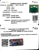 Load image into Gallery viewer, 4.85/CT Natural Panna Stone with Govt. Lab Certificate-3441