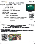 Load image into Gallery viewer, 4.81/CT Natural Panna Stone with Govt. Lab Certificate-2331