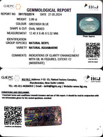 Load image into Gallery viewer, 3.99/CT Natural Aquamarine with Govt Lab Certificate-6771