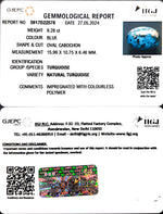 Load image into Gallery viewer, 9.28/CT Natural Govt. Lab Certified Turquoise-1221