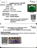 Load image into Gallery viewer, 5.73/CT Natural Panna Stone with Govt. Lab Certificate-2331