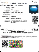 Load image into Gallery viewer, 5.78/CT Natural Govt. Lab Certified Turquoise-832