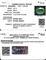 Load image into Gallery viewer, 4.67/CT Natural Panna Stone with Govt. Lab Certificate-23310
