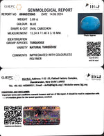 Load image into Gallery viewer, 3.89/CT Natural Govt. Lab Certified Turquoise-1221