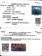 Load image into Gallery viewer, 6.68/CT Natural Govt. Lab Certified Turquoise-1221