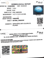 Load image into Gallery viewer, 7.49/CT Natural Govt. Lab Certified Turquoise-1221