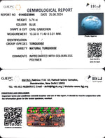 Load image into Gallery viewer, 5.76/CT Natural Govt. Lab Certified Turquoise-1221