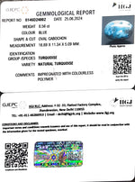 Load image into Gallery viewer, 8.56/CT Natural Govt. Lab Certified Turquoise-1221