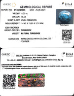 Load image into Gallery viewer, 8.30/CT Natural Govt. Lab Certified Turquoise-1221