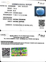 Load image into Gallery viewer, 7.50/CT Natural Blue Sapphire with Govt Lab Certificate-4551