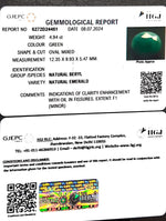 Load image into Gallery viewer, 4.94/CT Natural Panna Stone with Govt. Lab Certificate-2331