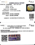 Load image into Gallery viewer, 6.36/CT Natural Ceylonese Pukhraj with Govt Lab Certificate-4551