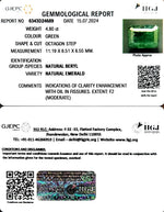 Load image into Gallery viewer, 4.80/CT Natural Panna Stone with Govt. Lab Certificate-6771