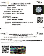 Load image into Gallery viewer, 0.92/Cents Natural Diamond with Govt. Lab Certificate-90000